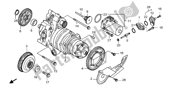 Toutes les pièces pour le Unité Hft du Honda NSA 700A 2009