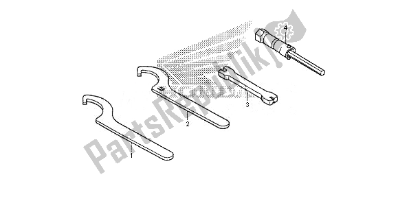 All parts for the Tools of the Honda CRF 150R SW 2014