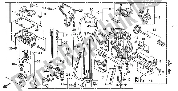 Todas las partes para Carburador de Honda CRF 450R 2005
