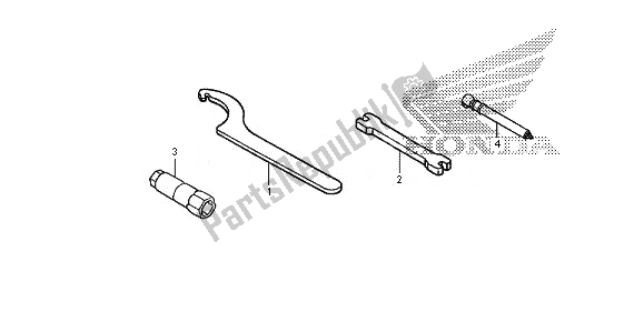 All parts for the Tools of the Honda CRF 450R 2014