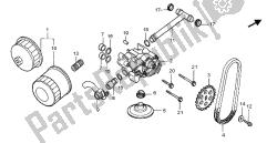 filtro dell'olio e pompa dell'olio