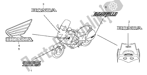 Todas las partes para Marca de Honda NT 700 VA 2006