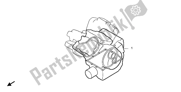 All parts for the Eop-2 Gasket Kit B of the Honda NTV 650 1995