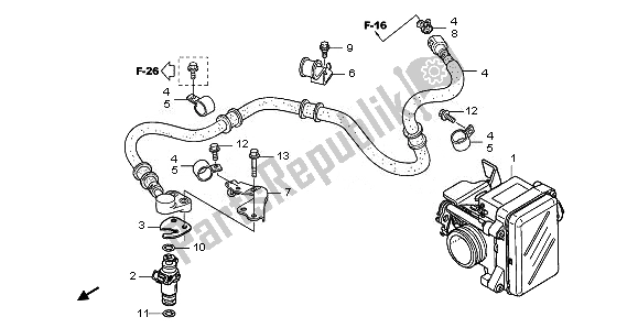 Todas las partes para Cuerpo Del Acelerador de Honda PES 150 2010