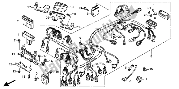 Todas las partes para Arnés De Cables de Honda TRX 500 FPA Foreman Rubicon WP 2013