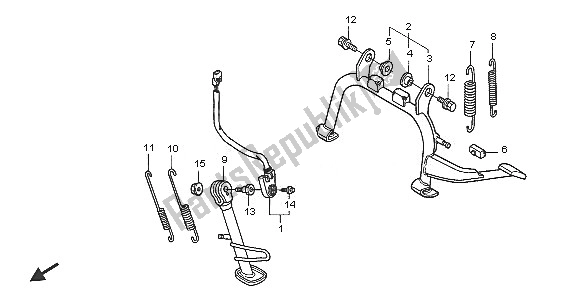 Wszystkie części do Stoisko Honda NES 150 2005