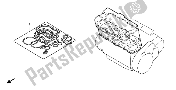 Tutte le parti per il Kit Di Guarnizioni Eop-1 A del Honda CBR 600F 1996