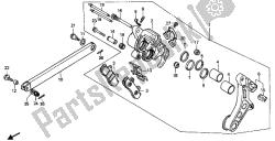 REAR BRAKE CALIPER