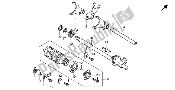 Wszystkie części do B? Ben Zmiany Biegów Honda CB 500 1995