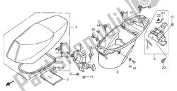 asiento y caja de equipaje