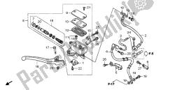 maître-cylindre de frein avant