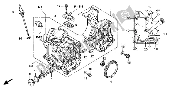 Todas las partes para Caja Del Cigüeñal de Honda NPS 50 2010