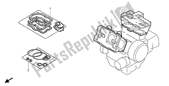 Toutes les pièces pour le Kit De Joint Eop-1 A du Honda VFR 800A 2006