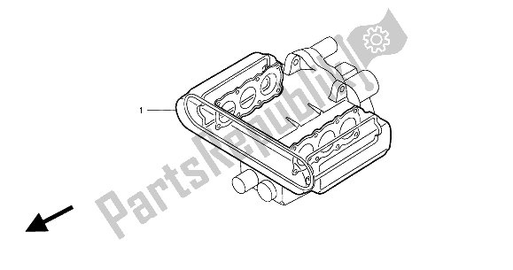 All parts for the Eop-1 Gasket Kit A of the Honda GL 1500C 2000
