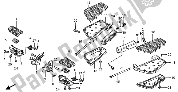 Tutte le parti per il Passo del Honda GL 1800 Airbag 2007