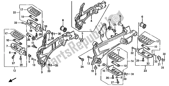 Todas las partes para Paso de Honda ST 1100 1990