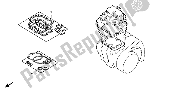 Alle onderdelen voor de Eop-1 Pakkingset A van de Honda CBR 125 RS 2006