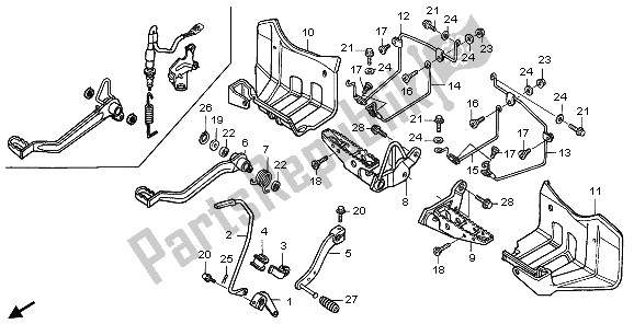 Todas las partes para Paso de Honda TRX 300 EX Sportrax 2003