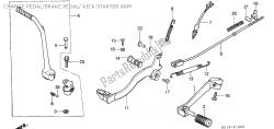 CHANGE PEDAL/BRAKE PEDAL/ KICK STARTER ARM