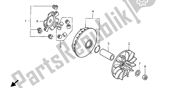 Wszystkie części do Dysk Twarz Honda SH 150 2006