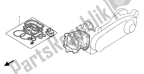 Todas las partes para Kit De Juntas Eop-1 A de Honda PES 150 2009