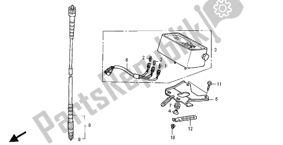 Todas las partes para Metro de Honda XR 650R 2004