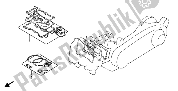 Todas as partes de Kit De Junta Eop-1 A do Honda FJS 400D 2009