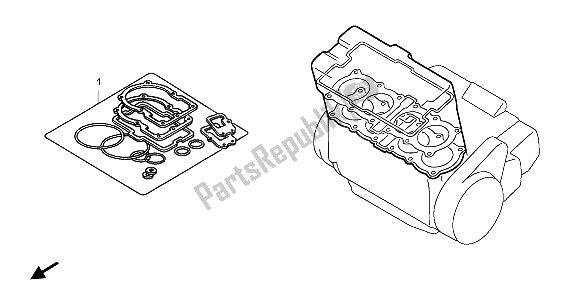 Alle onderdelen voor de Eop-1 Pakkingset A van de Honda CBR 600 RR 2009