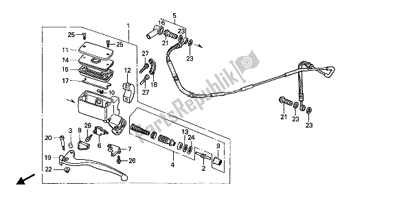 Wszystkie części do Pompa Sprz? G? A Honda GL 1500 1989