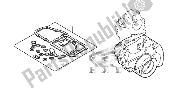 Alle onderdelen voor de Eop-2 Pakkingset B van de Honda CRF 250L 2015