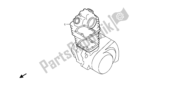 Tutte le parti per il Kit Di Guarnizioni Eop-1 A del Honda NX 650 1995