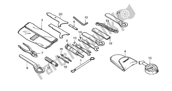 Wszystkie części do Przybory Honda CBR 600 RR 2005