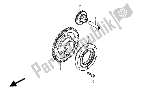 Tutte le parti per il Frizione Di Partenza del Honda CB 1100 SF 2000