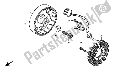 Todas las partes para Generador de Honda CBR 600 RR 2010