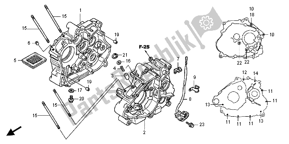 Wszystkie części do Korbowód Honda CBR 125 RS 2013