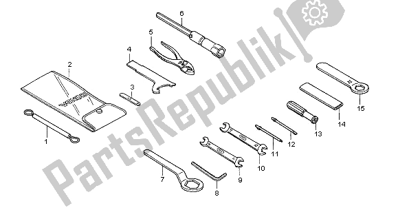 Todas las partes para Herramientas de Honda CBR 1000 RR 2005
