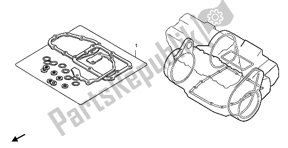 Todas las partes para Kit De Juntas Eop-2 B de Honda CBF 1000A 2007