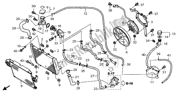 Tutte le parti per il Termosifone del Honda NSA 700A 2008