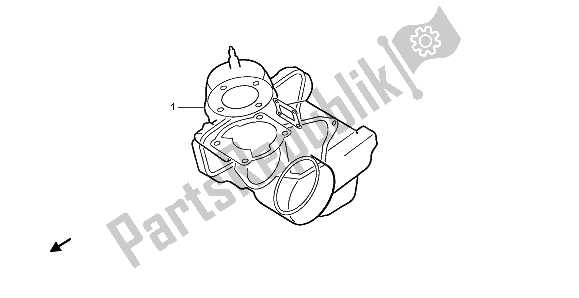 All parts for the Eop-1 Gasket Kit of the Honda CR 500R 1997