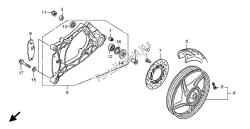 REAR WHEEL & SWINGARM