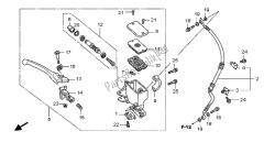 FR BRAKE MASTER CYLINDER