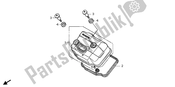 Tutte le parti per il Coperchio Della Testata del Honda CBR 125R 2013