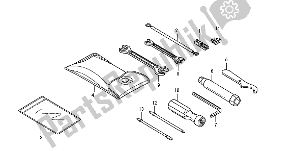 All parts for the Tools of the Honda FES 150 2009