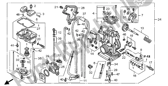 Todas las partes para Carburador de Honda CRF 150R SW 2008