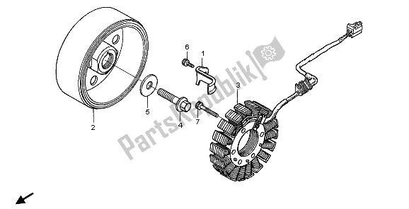 Todas las partes para Generador de Honda CBR 1100 XX 2007