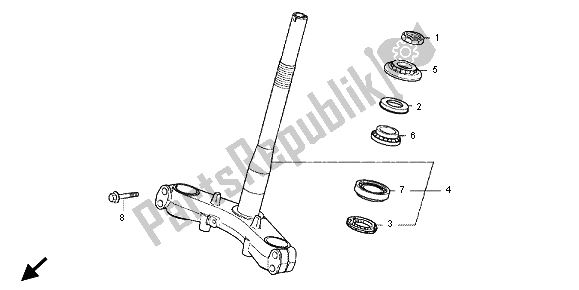 Wszystkie części do Mostek Kierownicy Honda SH 300R 2012