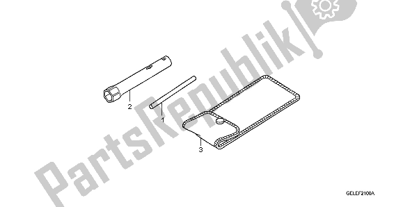 All parts for the Tools of the Honda CRF 50F 2007