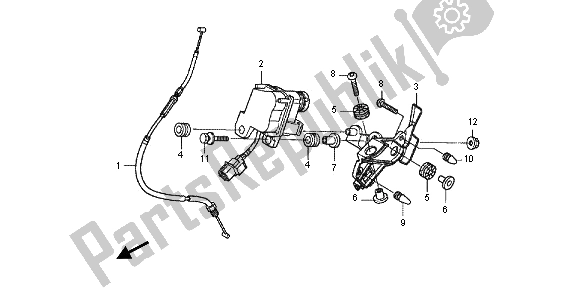 Todas las partes para Servo Motor de Honda VFR 1200 FD 2013