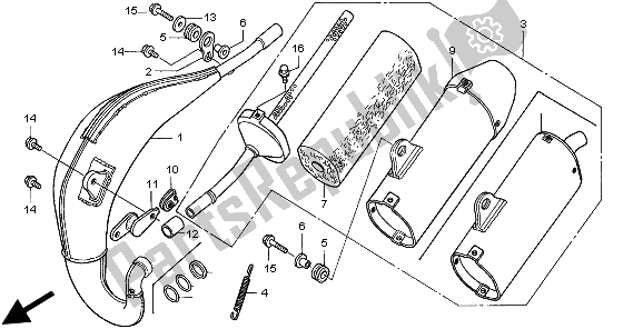 Todas las partes para Cámara De Expansión de Honda CR 85R SW 2003