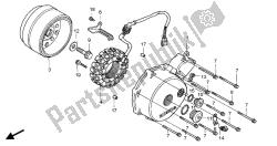 LEFT CRANKCASE COVER & GENERATOR